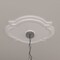 Ekena Millwork Waltz Ceiling Medallion (Fits Canopies up to 4 1/2"), 21 1/4"W x 17 3/8"H x 1"P, Primed White CM21WA - alternate 5